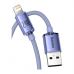 Дата кабель USB 2.0 AM to Lightning 2.0m 2.4A purple Baseus (CAJY000105)