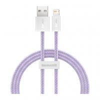 Дата кабель USB 2.0 AM to Lightning 1.0m 2.4A purple Baseus (CALD000405)