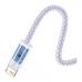 Дата кабель USB 2.0 AM to Lightning 1.0m 2.4A purple Baseus (CALD000405)