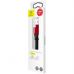 Дата кабель USB 2.0 AM to Lightning 0.23m 2A black/red Baseus (CALMBJ-B91)