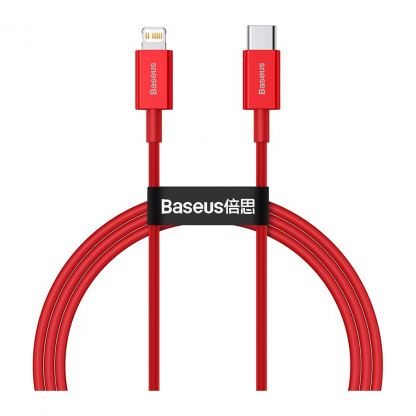 Дата кабель USB-C to Lightning 1.0m 20W red Baseus (CATLYS-A09)