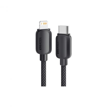 Дата кабель USB-C to Lightning 2.0m 20W black Essager (EXCTL-WLA01-P)