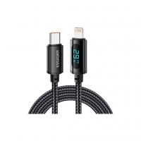 Дата кабель USB-C to Lightning 1.0m 29W LED black Essager (EXCTL-XY01-P)