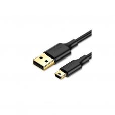 Дата кабель USB 2.0 AM to Mini 5P 1.0m US132 black UGREEN (10355)