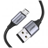 Дата кабель USB 2.0 AM to Micro 5P 0.5m 2A US290 black UGREEN (60145)
