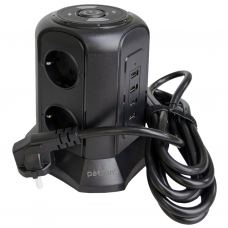 Мережевий фільтр живлення Patron SP-1663-USBTW (EXT-PN-SP-1663-USBTW)