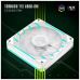Кулер до корпусу Gamemax Tornado T12 ARGB-RW