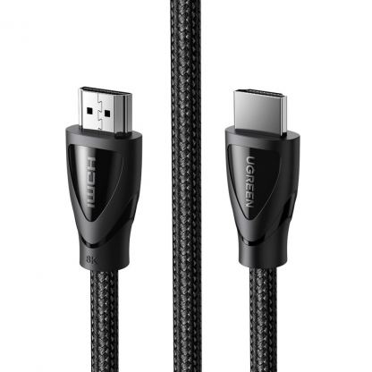 Кабель мультимедийный HDMI M to HDMI M 1.5m braided HD140 black UGREEN (80402)