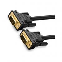 Кабель мультимедийный VGA M to VGA M 1.5m VG101 black UGREEN (11630)