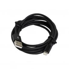 Дата кабель USB 2.0 AM to Lightning 2.0m 2.4A black Patron (CAB-PN-LIGHT-2M-B)