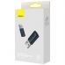Переходник USB 3.1 M to USB-C F blue Baseus (ZJJQ000103)