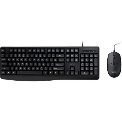 Комплект AOC KM170B USB UA Black (KM170B/97)