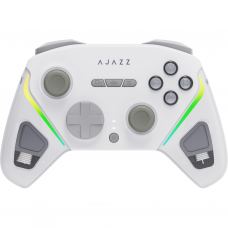 Геймпад Ajazz GP100 2.4G/BT/USB Switch/PC/iOS/Android RGB White (GP100-W)