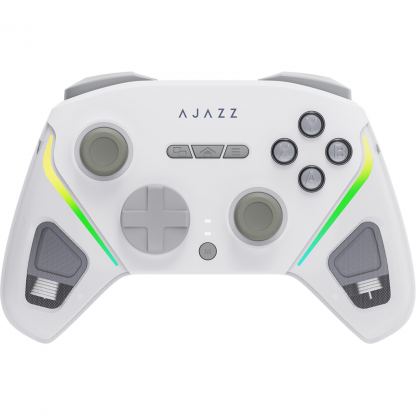 Геймпад Ajazz GP100 2.4G/BT/USB Switch/PC/iOS/Android RGB White (GP100-W)
