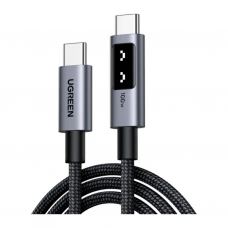 Дата кабель USB-C to USB-C 1.0m PD 100W display L509 black Ugreen (35501)