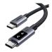 Дата кабель USB-C to USB-C 1.0m PD 100W L509 black Ugreen (35501)
