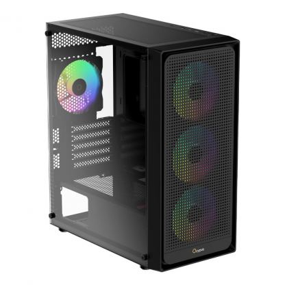 Корпус для ПК OCYPUS GAMMA C50 BK (GAMMA-C50-BKG000XX-GL)