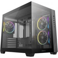 Корпус для ПК Deepcool CG330 3F Black (R-CG330-BKNGM3-G)