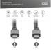 Дата кабель USB-C to USB-C 1.0m USB 4.0 black Digitus (DB-300443-010-S)