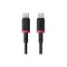 Дата кабель USB-C to USB-C 2.0m 100W Dura Series black red Baseus (P10377803U01-03)