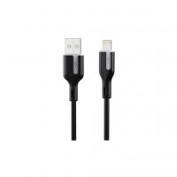 Дата кабель USB 2.0 AM to Lightning 1.0m 2.4A black Choetech (XAL-0003-BK-V2)