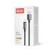 Дата кабель USB 2.0 AM to Lightning 1.0m 3A zinc alloy braided black ColorWay (CW-CBUL098-BK)