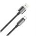Дата кабель USB 2.0 AM to USB-C 1.0m 3A zinc alloy braided black ColorWay (CW-CBUC098-BK)