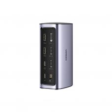 Порт-репликатор Ugreen USB-C Multifunctional Docking Station 12in1 USB HDMI DP RJ45 AUX SD TF (90325)