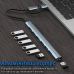 Концентратор Dynamode USB-C + UAB-A to 1xUSB 3.0 + 6xUSB 2.0 gray (DM-UH-701AC)