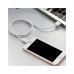 Дата кабель USB 2.0 AM to Lightning 2.0m 2.4A X1 white HOCO (6957531032014)
