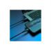 Дата кабель USB 2.0 AM to Lightning 1.2m 2.4A nylon light indicator U93 black HOCO (6931474732132)