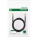 Кабель мультимедійний 3.5mm M to 3.5mm M 1.0m (4pin) AV183 gray Ugreen (10648)