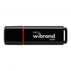 USB флеш накопичувач Wibrand 64GB Scarab Black USB 3.2 (WI3.2/SC64P11B)