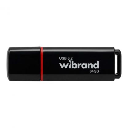 USB флеш накопичувач Wibrand 64GB Scarab Black USB 3.2 (WI3.2/SC64P11B)