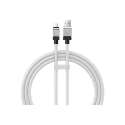 Дата кабель USB AM to USB-C 1.0m 100W white Baseus (CAKW000602)