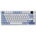 Клавиатура Ajazz AF82 Wireless/Bluetooth/USB UA Black/White (AF82-BW)