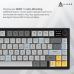 Клавиатура Ajazz AF82 Wireless/Bluetooth/USB UA Black/White (AF82-BW)