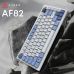 Клавиатура Ajazz AF82 Wireless/Bluetooth/USB UA Black/White (AF82-BW)
