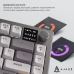 Клавиатура Ajazz AF82 Wireless/Bluetooth/USB UA Black/White (AF82-BW)