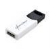 USB флеш накопитель eXceleram 64GB H2 Series White/Black USB 2.0 (EXU2H2W64)