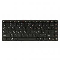 Клавіатура ноутбука PowerPlant Lenovo IdeaPad G470 черный, черный фрейм (KB311897)