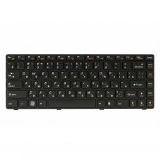 Клавиатура ноутбука PowerPlant Lenovo IdeaPad G470 черный, черный фрейм (KB311897)