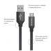 Дата кабель USB 2.0 AM to Micro 5P 2.0m black ColorWay (CW-CBUM009-BK)