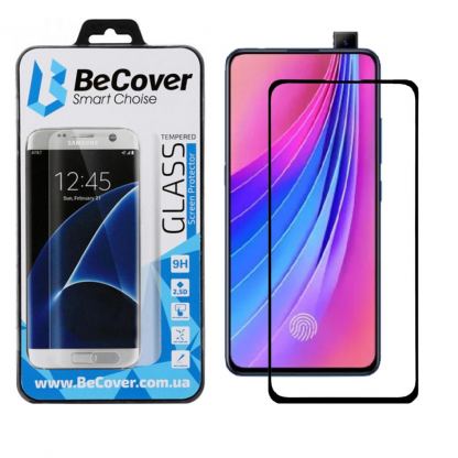 Стекло защитное BeCover Vivo V15 Pro Black (703946)