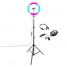 Набір блогера XoKo BS-600+ stand 65-185cm with RGB LED, microphone, remote cont (BS-600+)