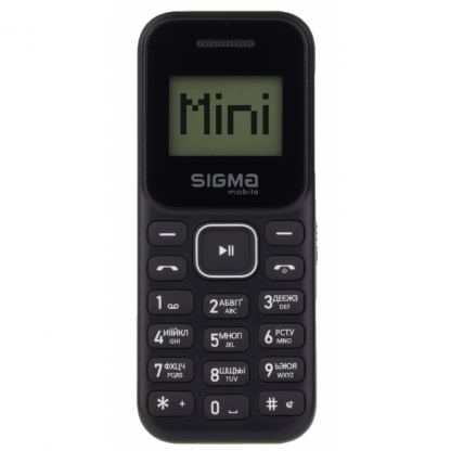 Мобильный телефон Sigma X-style 14 MINI Black-Green (4827798120729)