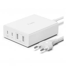 Зарядний пристрій Belkin Home Charger 108W GAN Dual USB-С/USB-A (WCH010VFWH)