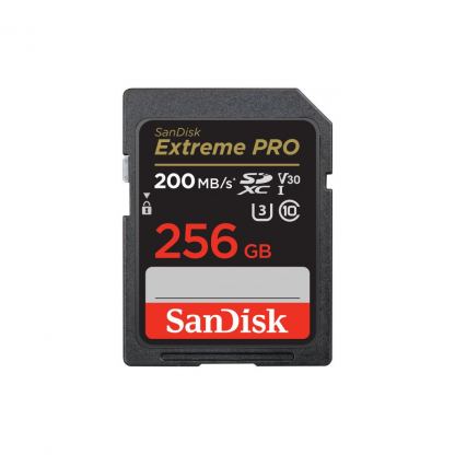 Карта памяти SanDisk 256GB SD class 10 UHS-I U3 V30 Extreme PRO (SDSDXXD-256G-GN4IN)