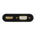 Перехідник Cablexpert HDMI to HDMI/VGA+audio 3.5mm (A-HDMIM-HDMIFVGAF-01)