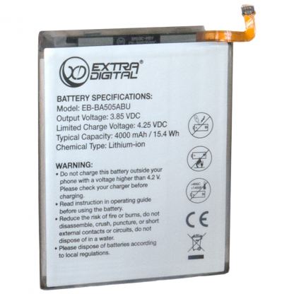 Акумуляторна батарея для телефону Extradigital Samsung EB-BA505BU 4000 mAh (BMS6484)